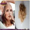 100% 6A Virgin Human Hair lace closure wave For White European Women toplace closure