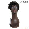 New Arrival unique design Wholesale Virgin Brazilian ombre color curly short Human Hair Wig for blac