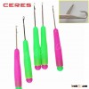 High Quality Portable Plastic Handle Latch Crochet needle threader For Dreadlock extension knitting