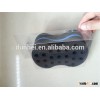 China factory custom logo double sided PVC bag case packed hair twist sponge