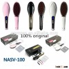 LCD Hair straightener brush NASV Paypal accepted CE FCC ROHS certificated magical hair straightener