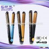 2 in 1 LED temperature display hair straightener and curling iron ZF-3227