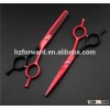 double colors 5.5inch stainless steel professional hair scissors for hair stylist