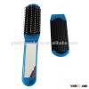 Wholesale cheap price mini plastic folding hair brush with mirror