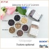 Wholesale Hight Quality 4.5*2.5*3mm Silicone Micro Rings Links Beads tools For I tip Hair Extension