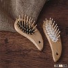 European Style Wooden Hair Comb Massage Brush With White Air Cushion