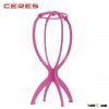 Cheap price high quality plastic wig display stand, stable folding wig stand for hair salon or shop