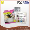 Party Fun Temporary Glitter Shimmer Tattoo Body Art Kit with Stencils Glue and Brushes