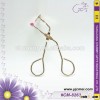 CM-8263 china supplier mini eyelash curler plated golden colour for eyelash extension