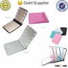 portable makeup mirror pocket mirror 8 LED light Mirror
