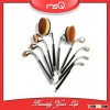 MSQ 9pcs New Arrival Hot Sale Golf Brushes Oval Makeup Brush Set