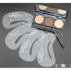 Perfect 24pcs Makeup Cosmetic Tools Eyebrow Template Eyeliner shaping Brow Stencil Kits