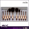 Factory directly oval makeup brush 4 pcs bamboo brush set