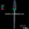 2015 New Design Flame Shape Black Ceramic Nail Drill Bit