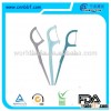 Plastic dental floss pick toothpicks for cleaning
