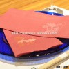 Various types of high quality napkin paper made using natural dyes