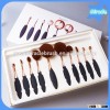 10pcs per set rose gold oval make up brush for cosmetic and foundation brush with makeup brush box