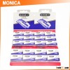 Monica razor blade double edge making machine male disposable stainless steel shaving razor bla