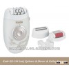 Keda KD-196 Lady Epilator & Shaver & Callus Remover 3 in 1