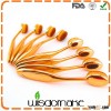10pcs toothbrush makeup brush set use for BB cream foundation,lip,eyeshadow,eyebrow