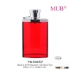 100ml New design red colored glass bottle with mist spray for aromatherapy body oil with label print