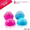 Private Label Mineral lip balm wholesale cute ball shape cruelty free ball shape lip balm