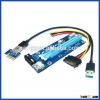 PCI-E PCI Express Riser 1X to 16X USB 3.0 converter card for Bitcoin