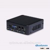 2016 Fanless J1900 Dual lan Thin client pc quad core 12V Mini computer 4 RS232