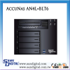 Sans Digital AccuNAS AN4L+BLT6 64bit NAS+Backup Appliance Dual GB with LTO6 Build-in NAS Storage