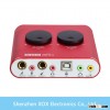 XOX KS100 Multifunctional USB Sound card for online karaoke Chatting Recording
