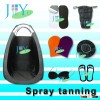 sticky feet spray tanning machine gun hvlp tent applicator mitt tanning tent