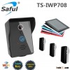 Saful wireless WiFi IP Video Door Phone Supports Two Ways Intercom and Remotely Unlock Door
