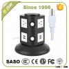Brand factory adapter outlet American 110v multi extension switched tower plug vertical power socket