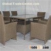 Hot Sale High Quality 7PCS Rattan Dining Setpoly Rattan Furniture Dining Table Set