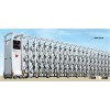 Automatic retractable gate for industrial factory main door