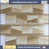 Modern decorative Glossy irregular glass mosaic tile
