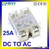 SSR-25DA, Control 3-32V DC output 24-380V AC ssr solid state relay 25A