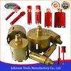 6.5mm - 150mm Silver Welded Diamond Core Drill Bits For Stone