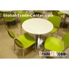 180cm Artificial Marble Top Round Dining Table Stylish Round Table For Wedding