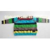 Stripped Long Sleeves Round Neck Kids Knitted Sweater for Girls Spring / Autumn Season