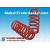 Red Racing Off Road Automotive Coil Springs , Compress Car Springs UHS 1900 Material