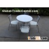 White Dining Table Set, White Round Dining Set, Luxury Italian Dining Tables