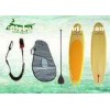 Fish tail Round Nose Bamboo stand up paddleboard for surfing / Yoga