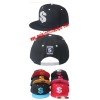 Wholesale FLAT $ embroidery logo colorful fiber snapback baseball cap