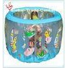 Large PVC Stripe Round Inflatable Swimming Pools For Babies Play , 134X57cm