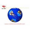 Machine Stitched Rubber Size 5 Soccer Ball / Blue Footballs for children play games