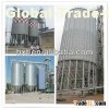 Rice mill storage grain silos