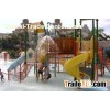 Childrens Fun Play Slides Aqua Tower Water Playground Equipment For Water Parks