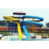 Custom Aqua Play Equipment Outdoor Twin Amusement Park Water Slides For Adults