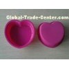 Eco-friendly Heart Mini Silicone Cake Mould Recycled For Microwave Ovens